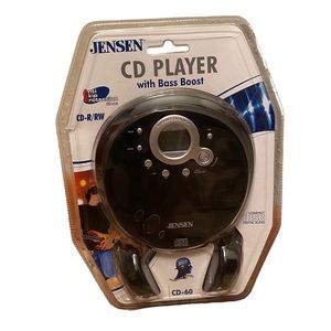 Jensen Portable CD Player CD-60 Bass Boost